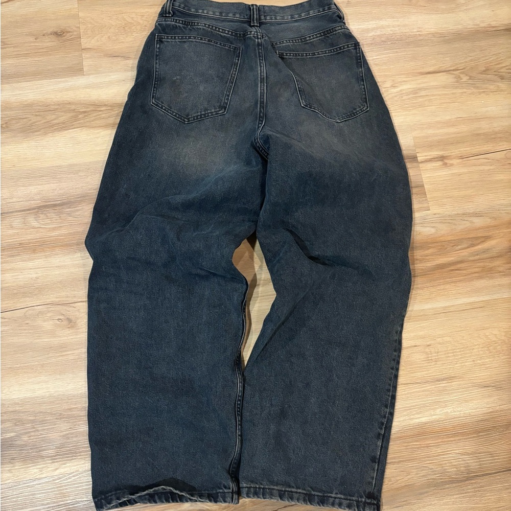 H&M baggy jeans and distressed